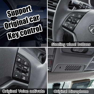 Araba Video Arayüzü Android 9.0 AI Kutusu USB HDMI carplay ile Hyundai Kia arabalar için