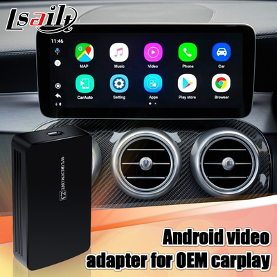 Carplay ile Mercedes için Android 10 Multimedya Video Arayüzü 4GB RAM AI Box Sgs