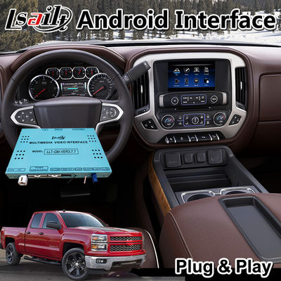 Lsailt Android Carplay Multimedya Arayüzü 2014-2019 Chevrolet Silverado 1500 2500 3500 Mylink Sistemi için