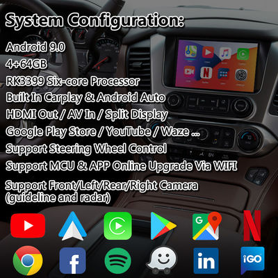 Lsailt Android Carplay Multimedia Video Arayüzü Chevrolet Suburban