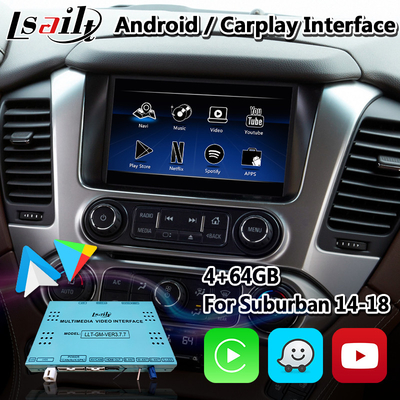 Lsailt Android Auto Carplay Multimedya Arayüzü Chevrolet Suburban GMC Tahoe için