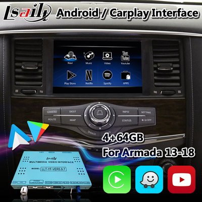 Kablosuz Carplay ile Nissan Patrol Y62 için Lsailt Android Multimedia Arayüzü