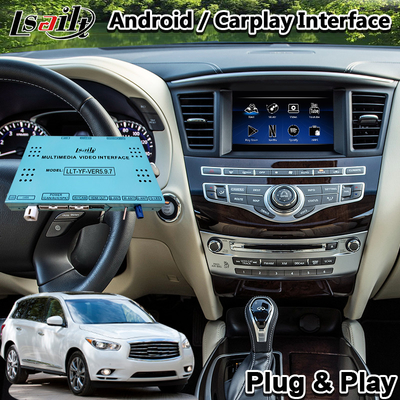 NetFlix Yandex Waze ile Infiniti JX35 için Lsailt Android Navigasyon Carplay Arayüz Kutusu