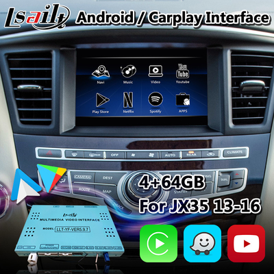 Kablosuz Android Auto Carplay ile Infiniti QX60 için Android Multimedya Video Arayüzü