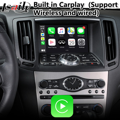 GPS Navigasyonlu Infiniti G37 için Android Carplay Arayüzü Android Auto NetFlix