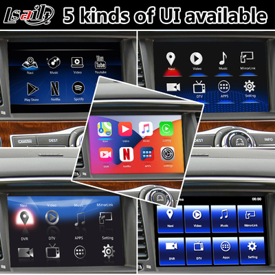 Kablosuz Android Auto Carplay ile Infiniti QX80 için Android Multimedya Navigasyon Arayüzü