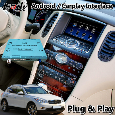 Kablosuz Carplay android auto ile Infiniti EX35 için Lsailt Android Multimedya Video Arayüzü