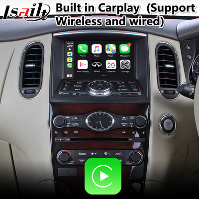GPS Navigasyonlu Infiniti EX37 için Lsailt Android Carplay Arayüzü NetFlix Yandex