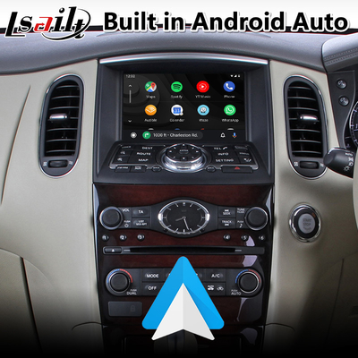 GPS Navigasyonlu Infiniti EX37 için Lsailt Android Carplay Arayüzü NetFlix Yandex