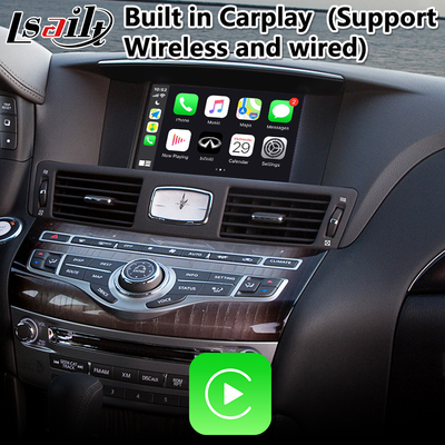 NetFlix Yandex ile Infiniti M37S M37 M35 M45 için Lsailt Carplay Android Multimedya Arayüzü