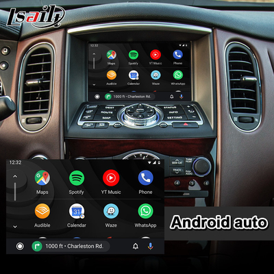 Lsailt Infiniti Carplay Box, Kablosuz android auto ile QX50 için Android GPS Navigasyon Arayüzü