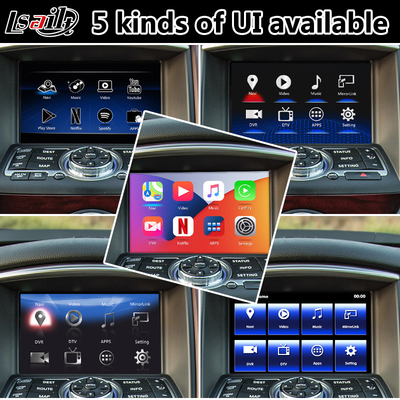 Lsailt Infiniti Carplay Box, Kablosuz android auto ile QX50 için Android GPS Navigasyon Arayüzü