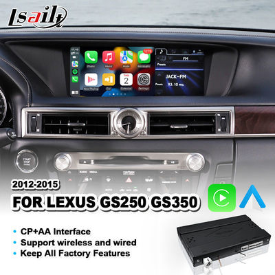 Lexus GS250 GS350 GS 350 2012-2015 için Kablosuz Android Otomatik Carplay Arayüzü