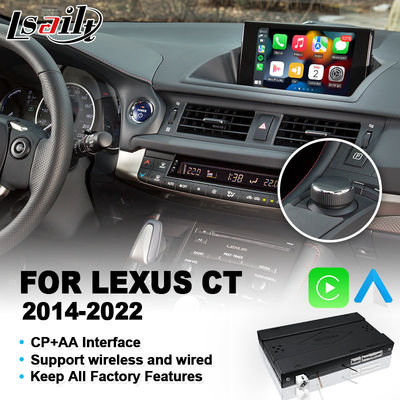 Lexus CT200h CT 200h F Spor Düğme Kontrolü için Navihome Carplay Arayüz Kutusu 2014-2022