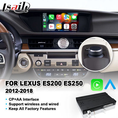 Kablosuz Android Otomatik Carplay Arayüzü 2012-2018 Lexus ES250 ES200 ES350 ES300h ES 250 200 Düğme Kontrolü