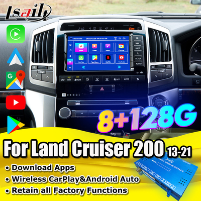 OEM Android Güncelleme Modülü Land Cruiser 2013-2021 Kablosuz CarPlay Kit Entegrasyonu YouTube, Google Harita, Android Otomatik