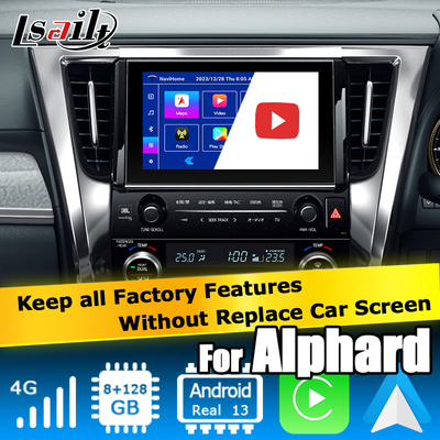 Toyota Alphard Vellfire AH40 Android carplay video arayüzü